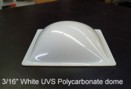 White Lexan skylight